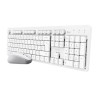 TRUST COMBO TECLADO + RATÓN INALÁMBRICO ODY II SILENCIOSO BLANCO