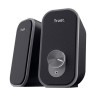 TRUST ALTAVOCES ADOR 2.0 RMS 12W MAX AUTOALIMENTADO USB CONEXION Y CONEXION JACK 3.5 MM NEGRO