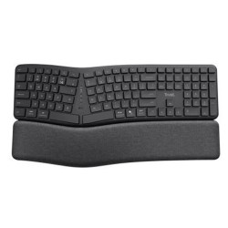 TRUST TECLADO PARTIDO INALÁMBRICO KEYRA MULTIDISPOSITIVO, USB BLUETOOTH NEGRO