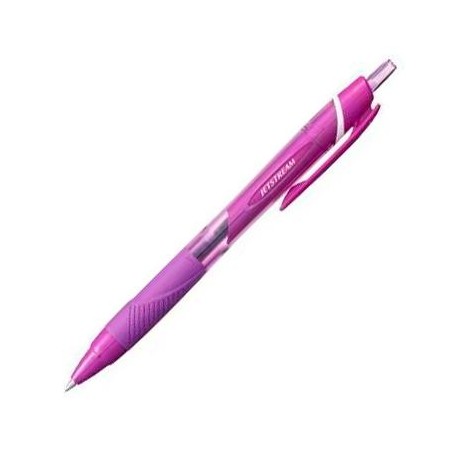 UNIBALL ROLLERBALL JETSTREAM COLORES SXN-150C-07 RETRÁCTIL 0.7MM VIOLETA CAJA 10 UD
