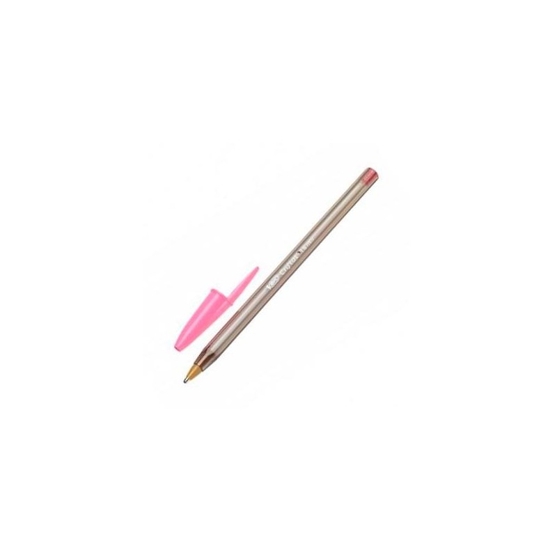 BIC BOLÍGRAFO CRISTAL FUN ROSA CAJA 20 UD