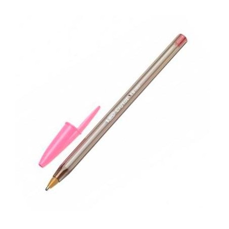 BIC BOLÍGRAFO CRISTAL FUN ROSA CAJA 20 UD