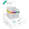 UNIBALL EMOTT ROTULADORES DE ESCRITURA Y DIBUJO 10 COLORES SURTIDOS EXPOSITOR 50 UD