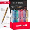 UNIBALL ROLLERBALL SIGNO BROAD UM-153 1.0MM SURTIDO METÁLICO EXPOSITOR 36 UD
