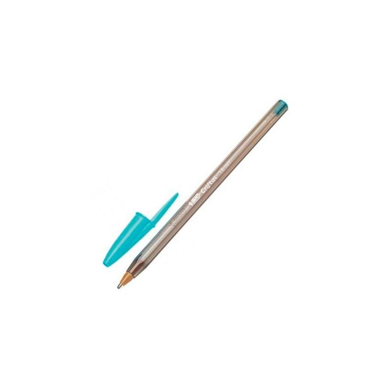 BIC BOLÍGRAFO CRISTAL FUN TURQUESA CAJA 20 UD