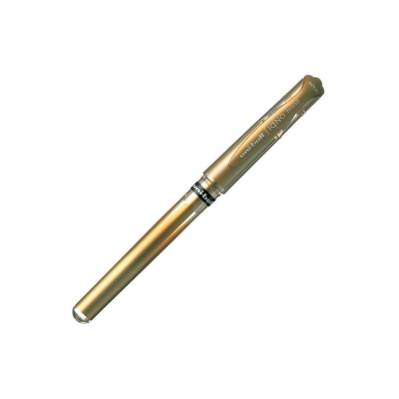 UNIBALL ROLLERBALL SIGNO BROAD UM-153 1.0MM ORO CAJA 12 UD