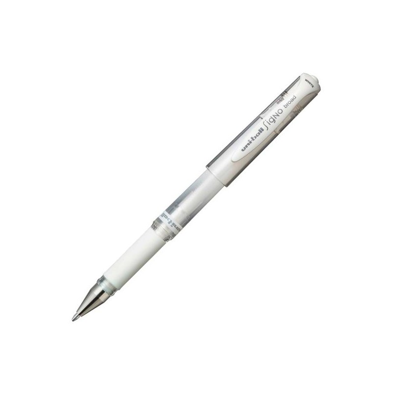 UNIBALL ROLLERBALL SIGNO BROAD UM-153 1.0MM BLANCO CAJA 12 UD