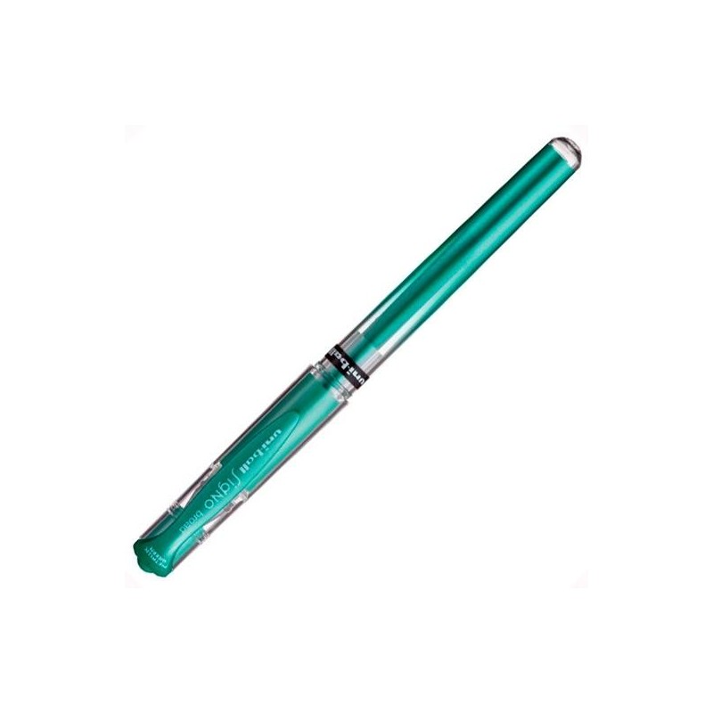 UNIBALL ROLLERBALL SIGNO BROAD UM-153 1.0MM VERDE METÁLICO