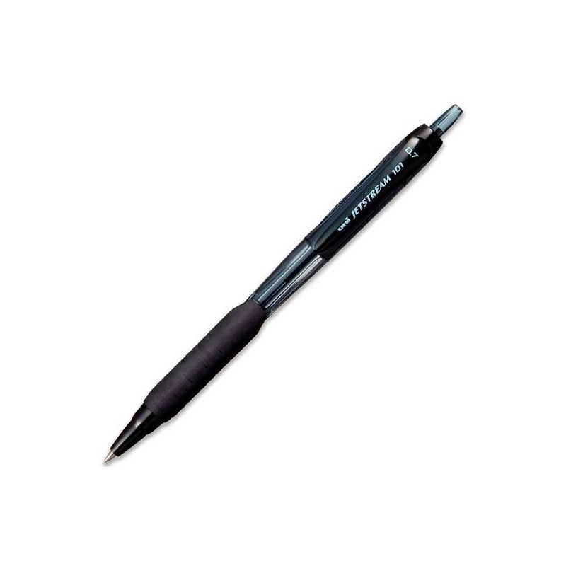 UNIBALL ROLLERBALL JETSTREAM SXN-101-07 RETRÁCTIL 0.7MM NEGRO