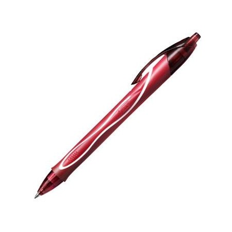 BIC BOLÍGRAFO TINTA DE GEL RETRÁCTIL GEL-OCITY QUICK DRY ROJO