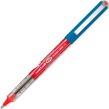 UNIBALL ROLLERBALL EYE OCEAN CARE UB-150ROP 0.5MM ROJO