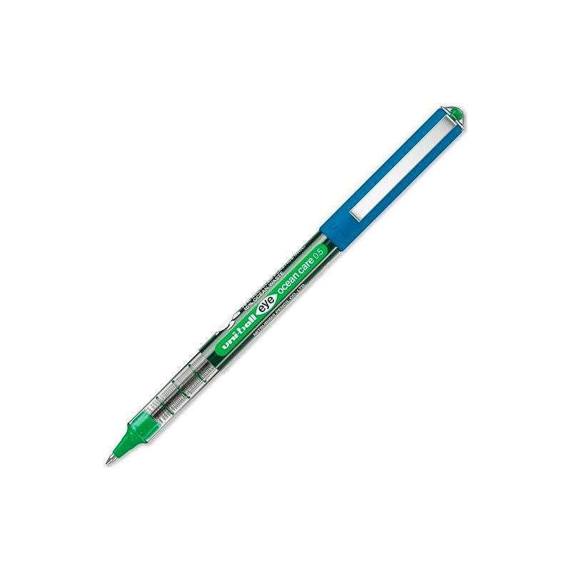 UNIBALL ROLLERBALL EYE OCEAN CARE UB-150ROP 0.5MM VERDE