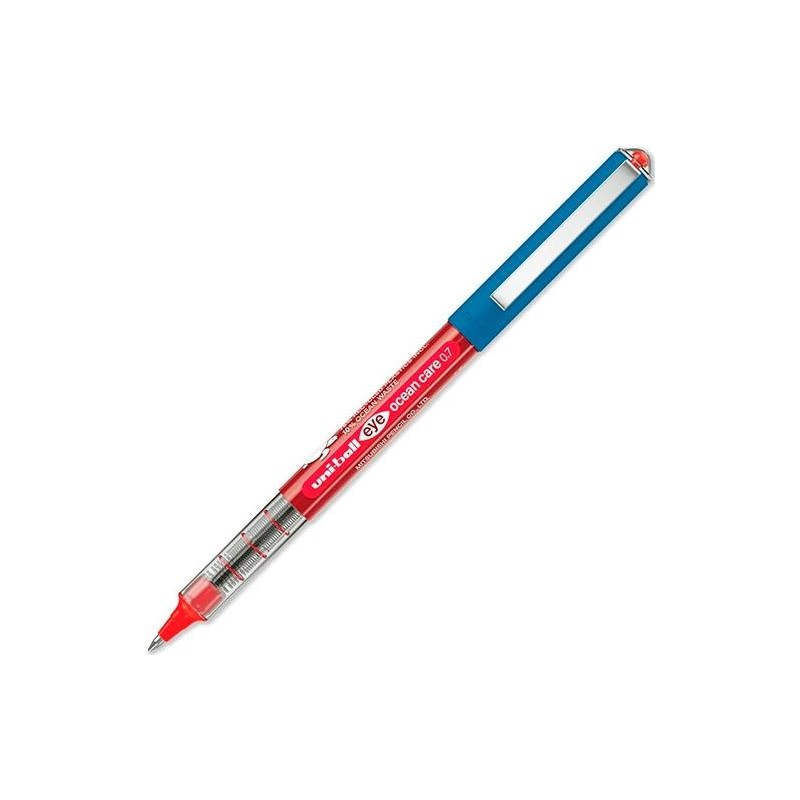 UNIBALL ROLLERBALL EYE OCEAN CARE UB-157ROP 0.7MM ROJO