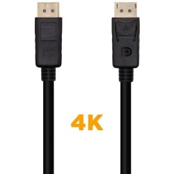 AISENS CABLE DISPLAYPORT V1.2 4K@60HZ DP/M - DP/M NEGRO 1,5M
