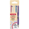 UNIBALL ROLLERBALL SIGNO BROAD UM-153 1.0MM SURTIDO METÁLICO NO.2 SET 4 UD