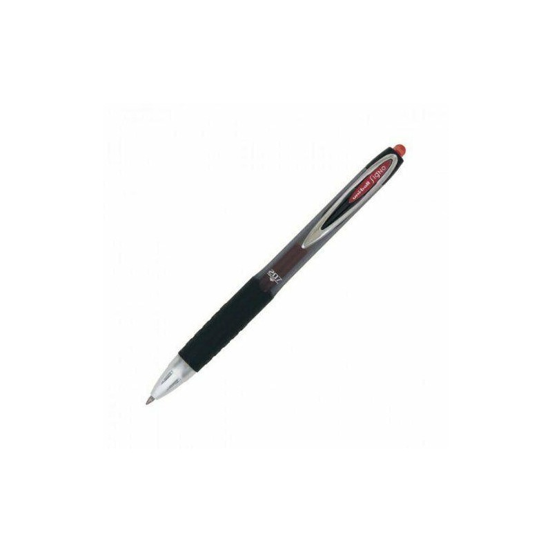 UNIBALL ROLLERBALL SIGNO UMN-207E RETRÁCTIL 0.7MM ROJO CAJA 12 UD