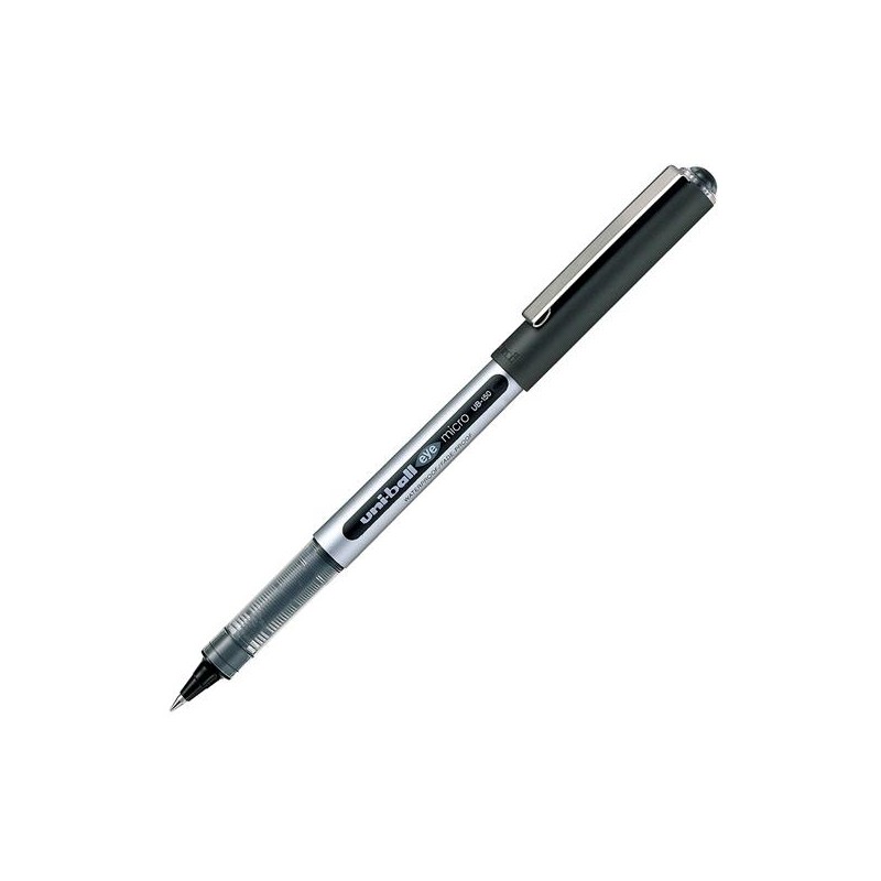 UNIBALL ROLLERBALL EYE MICRO UB-150 0.5MM NEGRO CAJA 12 UD