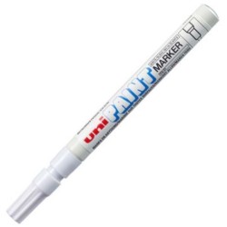 UNIBALL MARCADOR PERMANENTE PAINT MARKER PX-20(L) BLANCO