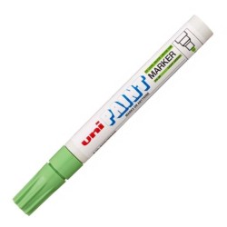 UNIBALL MARCADOR PERMANENTE PAINT MARKER PX-20(L) VERDE CLARO