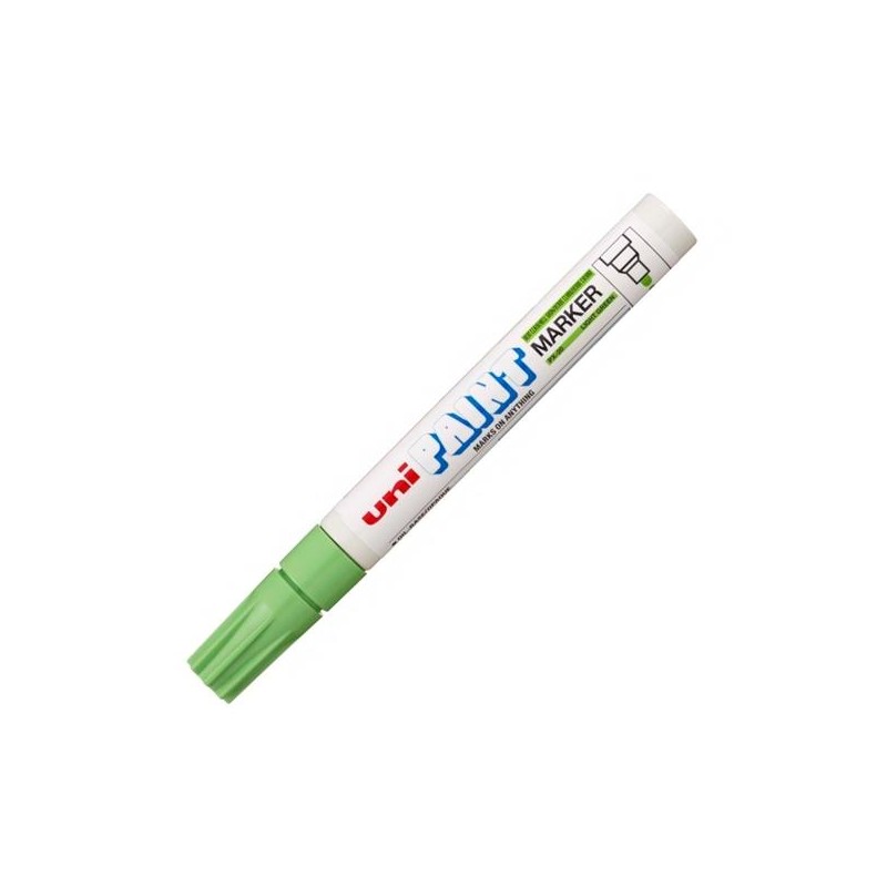 UNIBALL MARCADOR PERMANENTE PAINT MARKER PX-20(L) VERDE CLARO