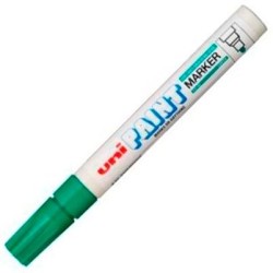 UNIBALL MARCADOR PERMANENTE PAINT MARKER PX-20(L) VERDE