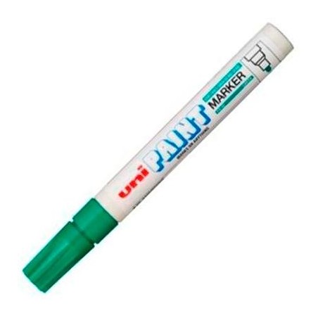 UNIBALL MARCADOR PERMANENTE PAINT MARKER PX-20(L) VERDE