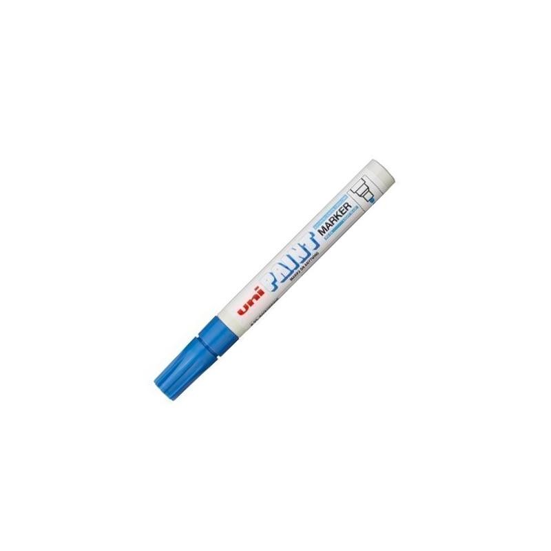 UNIBALL MARCADOR PERMANENTE PAINT MARKER PX-20(L) AZUL CLARO