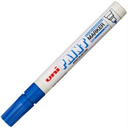 UNIBALL MARCADOR PERMANENTE PAINT MARKER PX-20(L) AZUL
