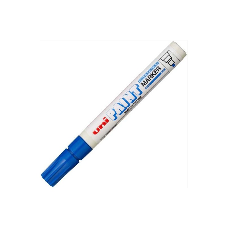 UNIBALL MARCADOR PERMANENTE PAINT MARKER PX-20(L) AZUL