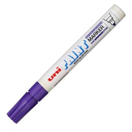 UNIBALL MARCADOR PERMANENTE PAINT MARKER PX-20(L) VIOLETA