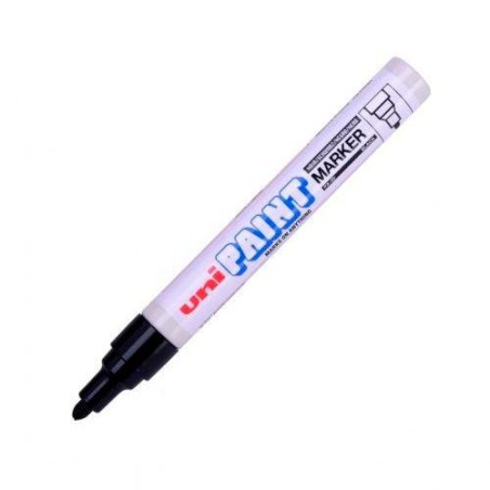 UNIBALL MARCADOR PERMANENTE PAINT MARKER PX-20(L) NEGRO