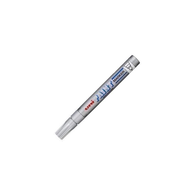 UNIBALL MARCADOR PERMANENTE PAINT MARKER PX-20(L) PLATA