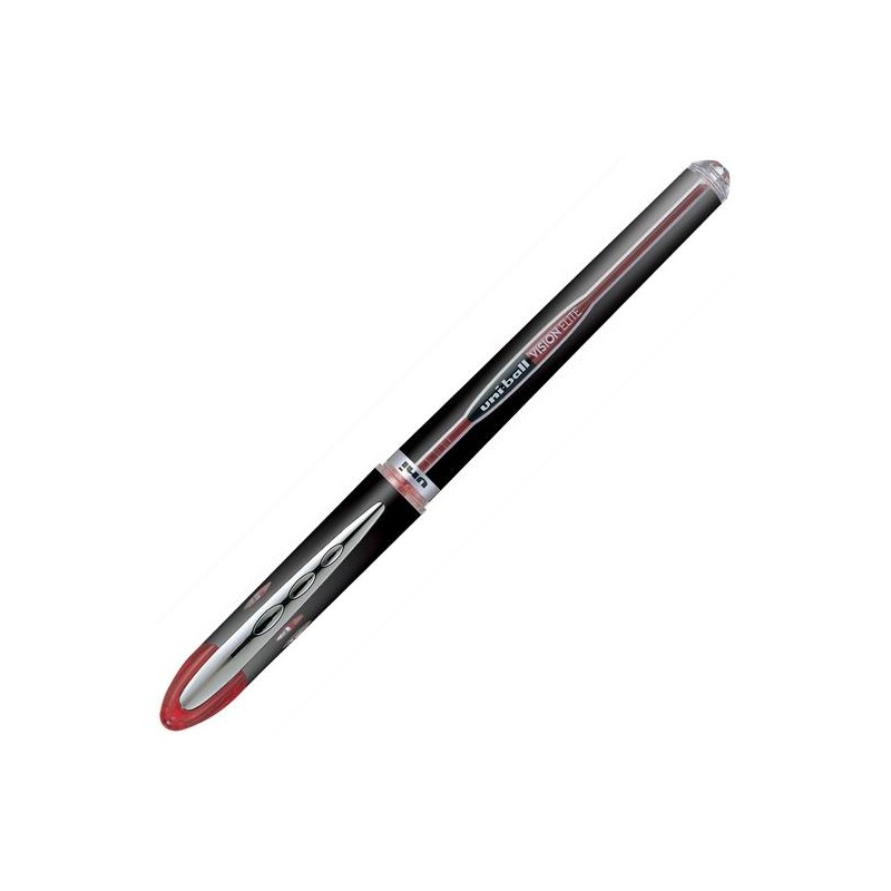 UNIBALL ROLLERBALL VISION ELITE MICRO UB-205 0.5MM ROJO CAJA 12 UD