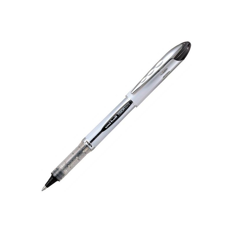 UNIBALL ROLLERBALL VISION ELITE UB-200 0.8MM NEGRO CAJA 12 UD