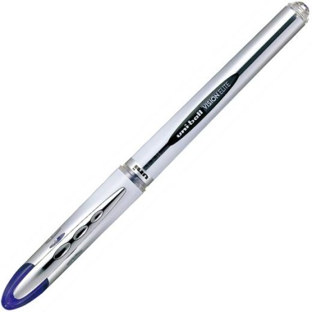 UNIBALL ROLLERBALL VISION ELITE UB-200 0.8MM AZUL CAJA 12 UD