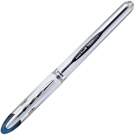 UNIBALL ROLLERBALL VISION ELITE UB-200 0.8MM AZUL OSCURO CAJA 12 UD