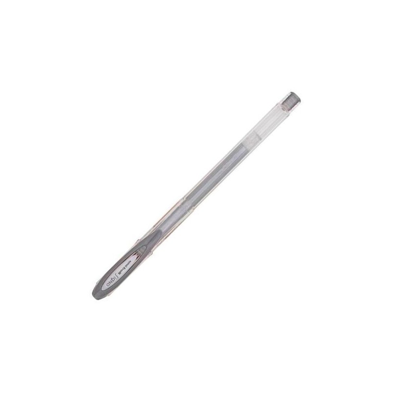 UNIBALL ROLLERBALL SIGNO NOBLE METAL UM-120NM 0.8MM PLATA CAJA 12 UD
