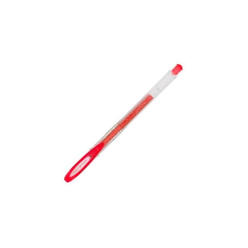UNIBALL ROLLERBALL SIGNO SPARKLING UM-120SP 1.0MM ROJO CAJA 12 UD