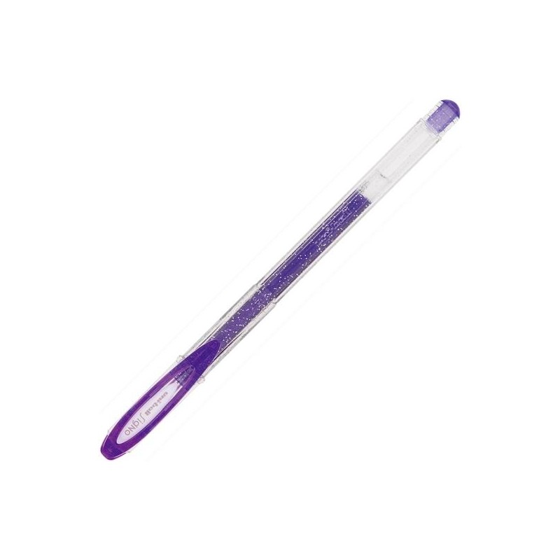 UNIBALL ROLLERBALL SIGNO SPARKLING UM-120SP 1.0MM VIOLETA CAJA 12 UD