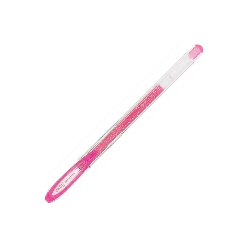 UNIBALL ROLLERBALL SIGNO SPARKLING UM-120SP 1.0MM ROSA CAJA 12 UD