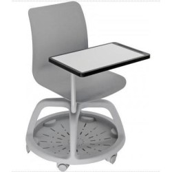 UNISIT SILLA DIDÁCTICA CON ESCRITORIO PARA USO ESCOLAR GRIS