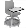 UNISIT SILLA DIDÁCTICA CON ESCRITORIO PARA USO ESCOLAR GRIS