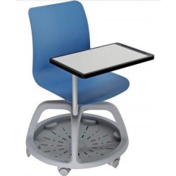 UNISIT SILLA DIDÁCTICA CON ESCRITORIO PARA USO ESCOLAR AZUL