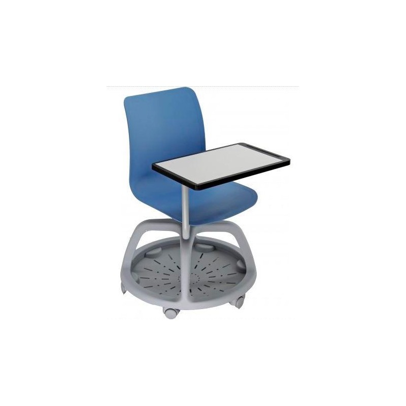 UNISIT SILLA DIDÁCTICA CON ESCRITORIO PARA USO ESCOLAR AZUL