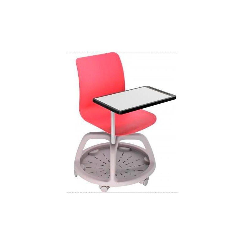 UNISIT SILLA DIDÁCTICA CON ESCRITORIO PARA USO ESCOLAR ROJO