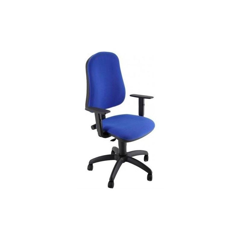 UNISIT SILLA ADMINISTRATIVA CP SIMPLE REPOSABRAZOS AJUSTABLES INCLUIDOS - AZUL