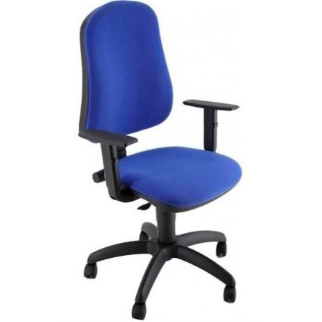 UNISIT SILLA ADMINISTRATIVA CP SIMPLE REPOSABRAZOS AJUSTABLES INCLUIDOS - AZUL