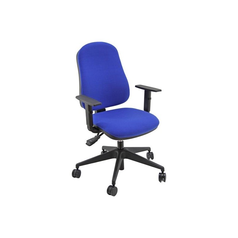 UNISIT SILLA ADMINISTRATIVA SINCRO SIMPLE AZUL REPOSABRAZOS AJUSTABLES