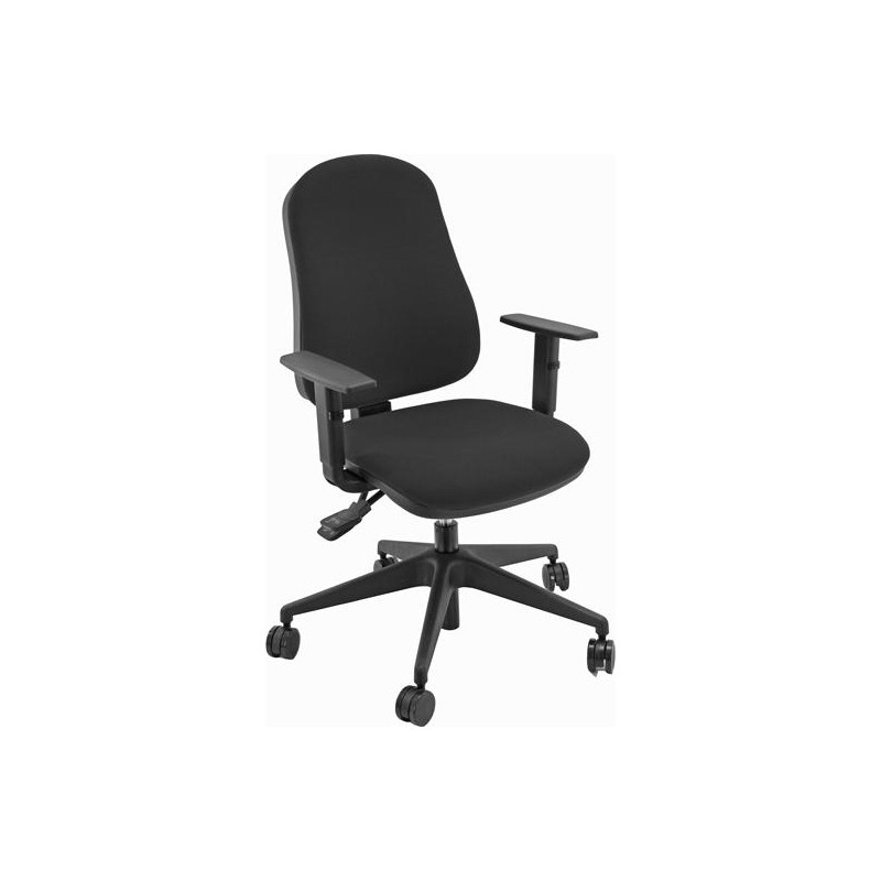 UNISIT SILLA ADMINISTRATIVA SINCRO SIMPLE NEGRA REPOSABRAZOS AJUSTABLES
