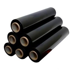 FILM DE PALETIZAR ROLLO 23 MICRAS 2KG 500MM ANCHO NEGRO